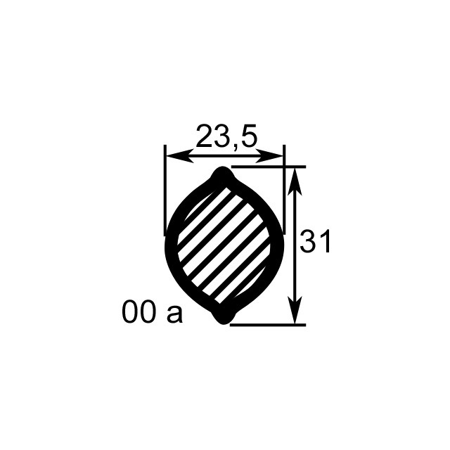 Machoire 22X55 Tube Citron 24X31 référence fournisseur WAL104800